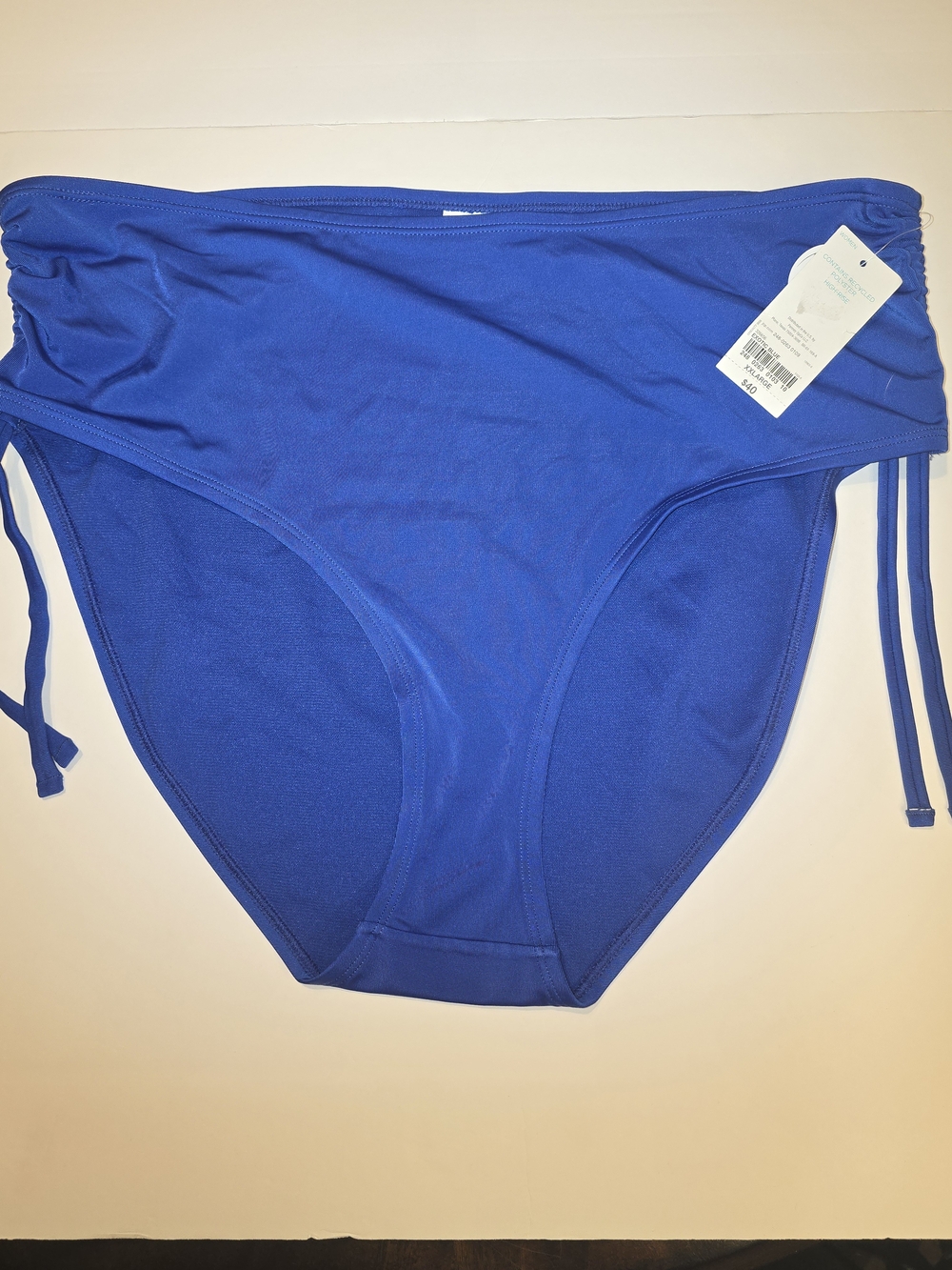 No Boundaries Women’s Blue High-Waist Swim Bottoms